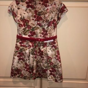 Mayoral Dresses - Girls Floral Velvet Dress Mayoral Dresses - Girls Floral Velvet Dress